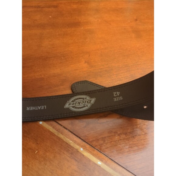 Genuine Dickies Men Dickies Men\'s Leather Belt Black Size 42